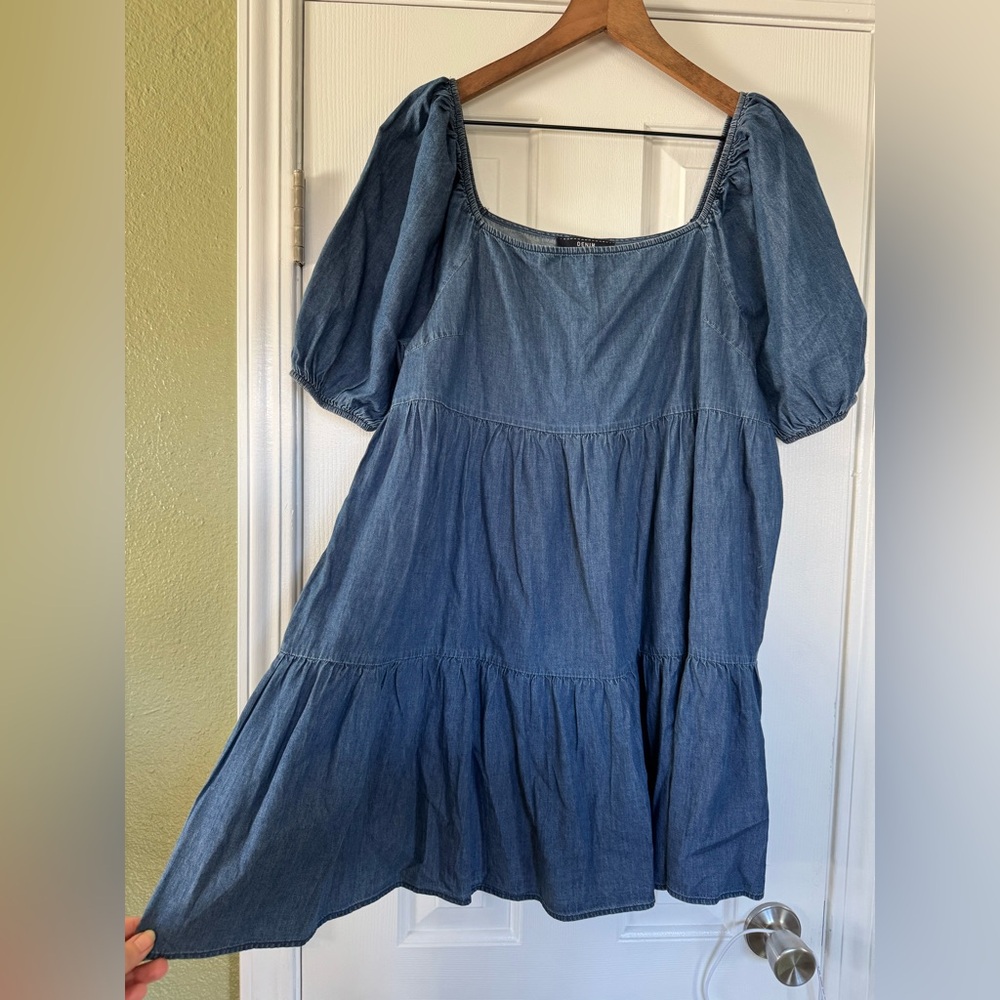 100% cotton Flying Tomato Denim Dress size L